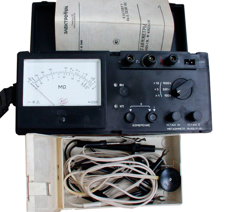Мегаомметр ф4102 1 1м схема